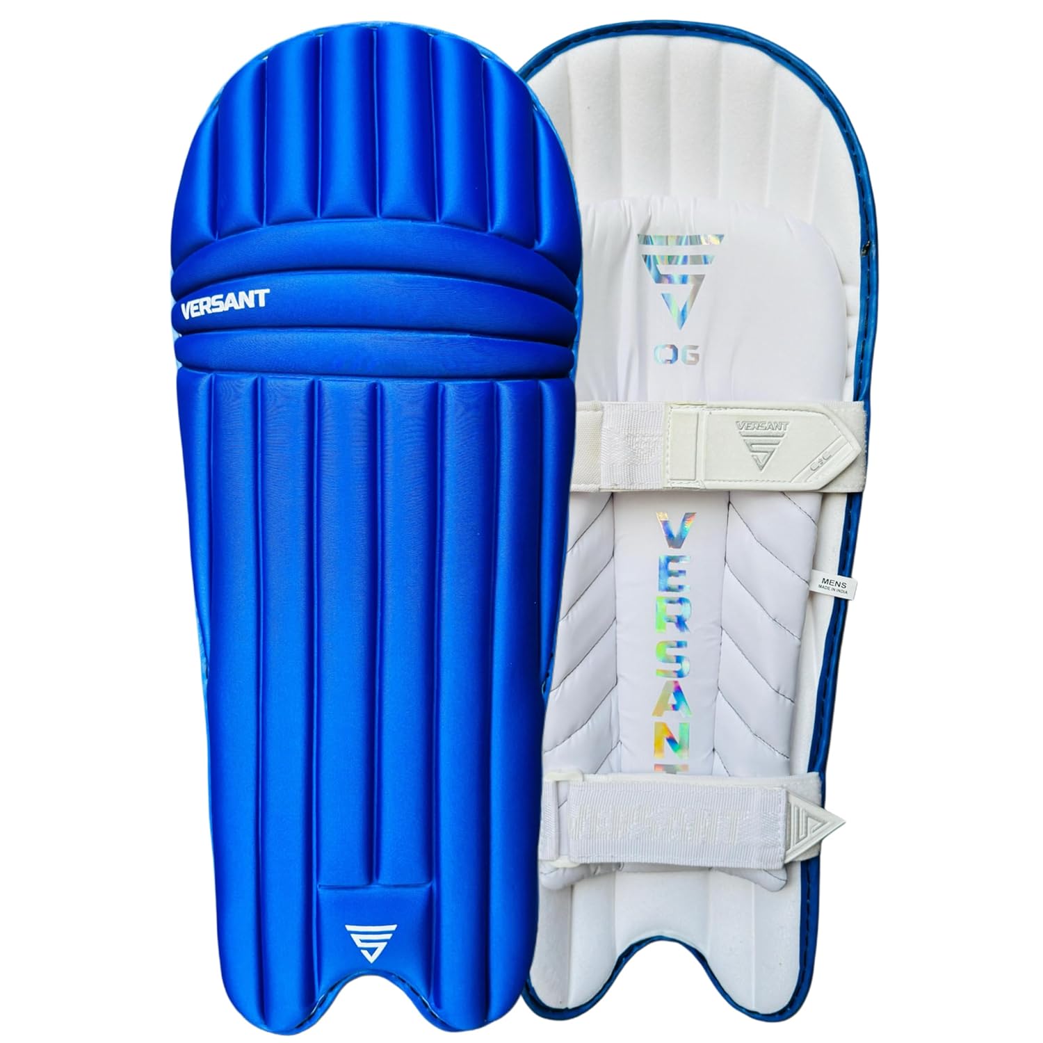 Versant Batting Leg Guard Pads Royal Blue Size Composite View jpg v versant-batting-leg-guard-pads-royal-blue-size-composite-view-jpg-v