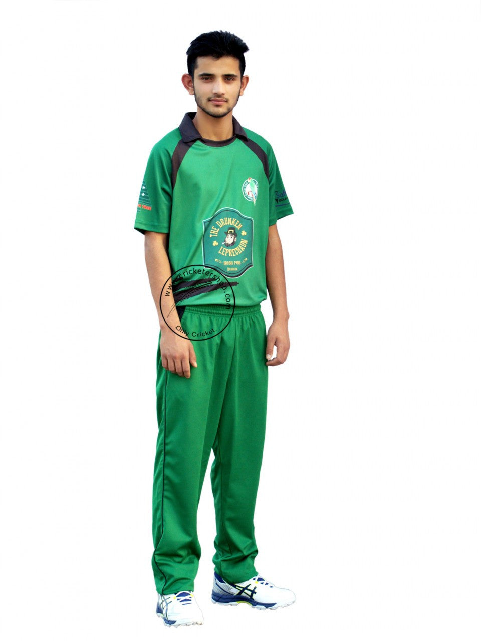 Customized Coloured Short Sleeves Cricket Jersey Design