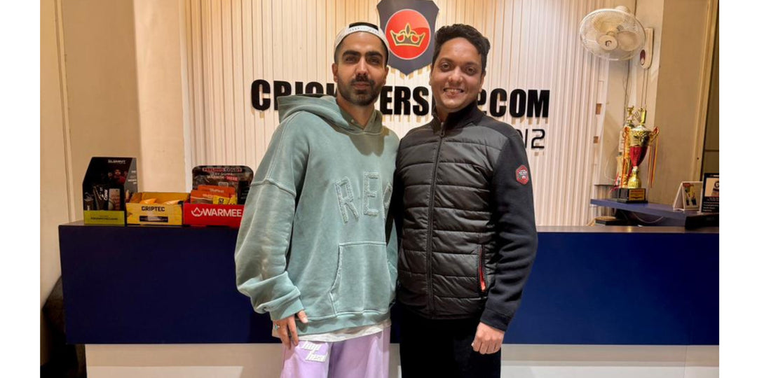 When Music Meets Cricket: Hardy Sandhu Visits Cricketershop