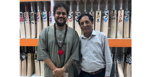 When Devotion Meets Cricket: Hansraj Raghuwanshi Visits Cricketershop