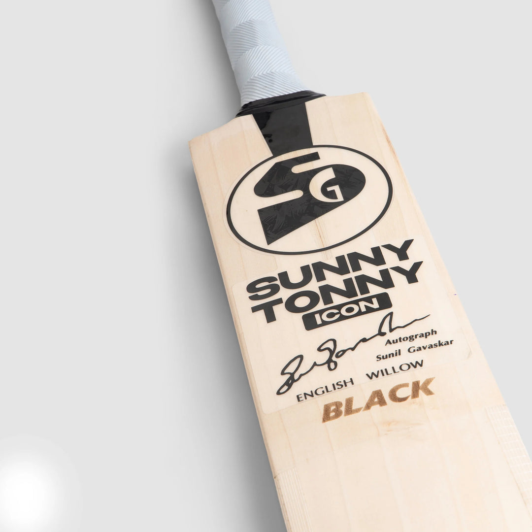 SG Sunny Tonny Icon Black English Willow Cricket Bat Size SH