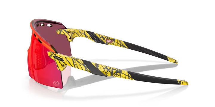 Oakley Encoder Strike Vented TDF Splatter Prizm Road Cricket Sunglasses @ Side View