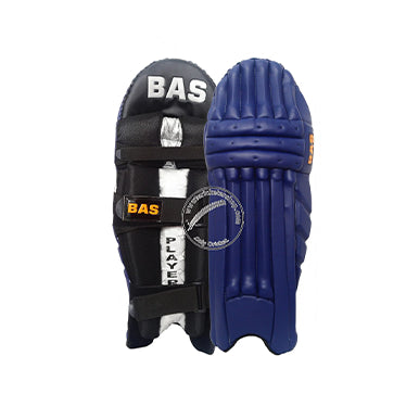 Bas Vampire Player Series Navy Blue Coloured Cricket Batting Leg Guard Pads Mens Size