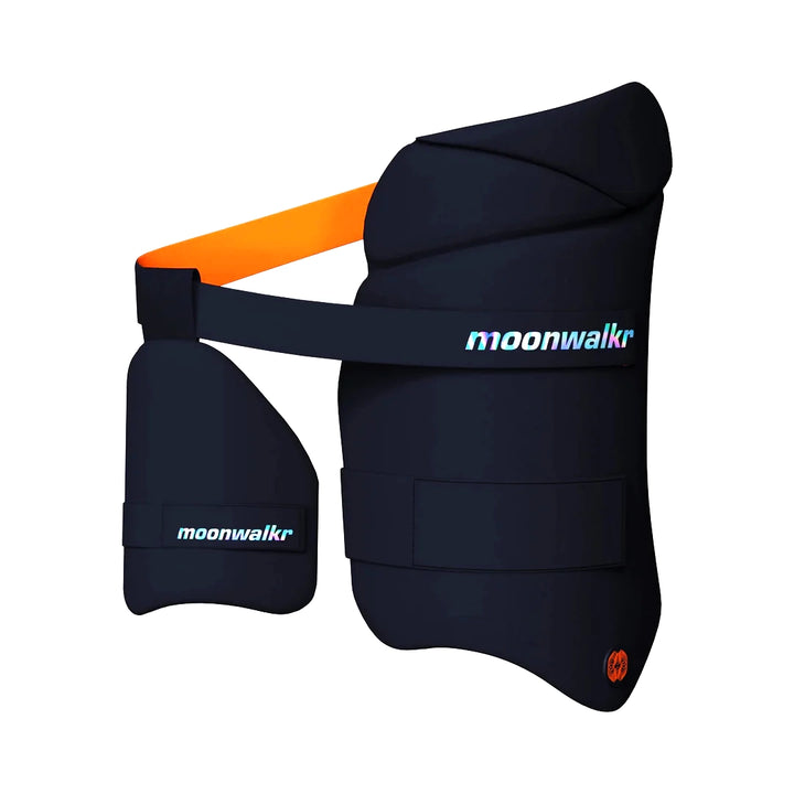 Moonwalkr 2.0 Cricket Batting Combo Thigh Guard Pad Navy Blue