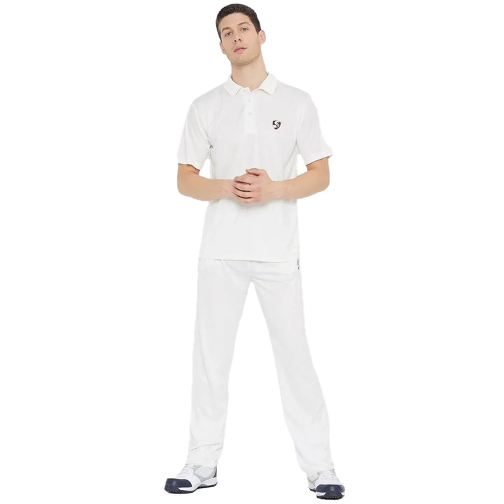 SG Club Cricket Shirt/Pant White Half Sleeves Size