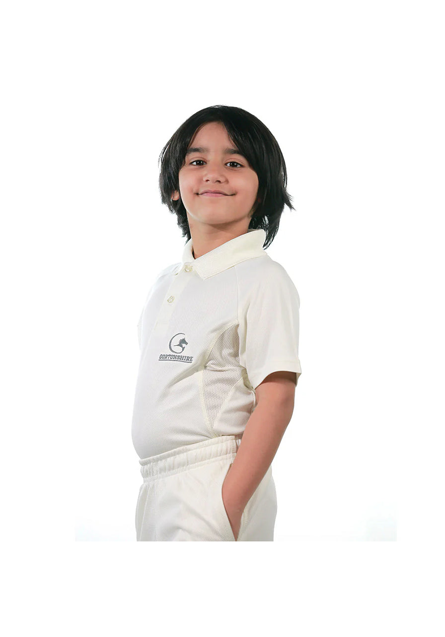 Gortonshire Premium Cricket T Shirt Half Sleeve Junior Sizes