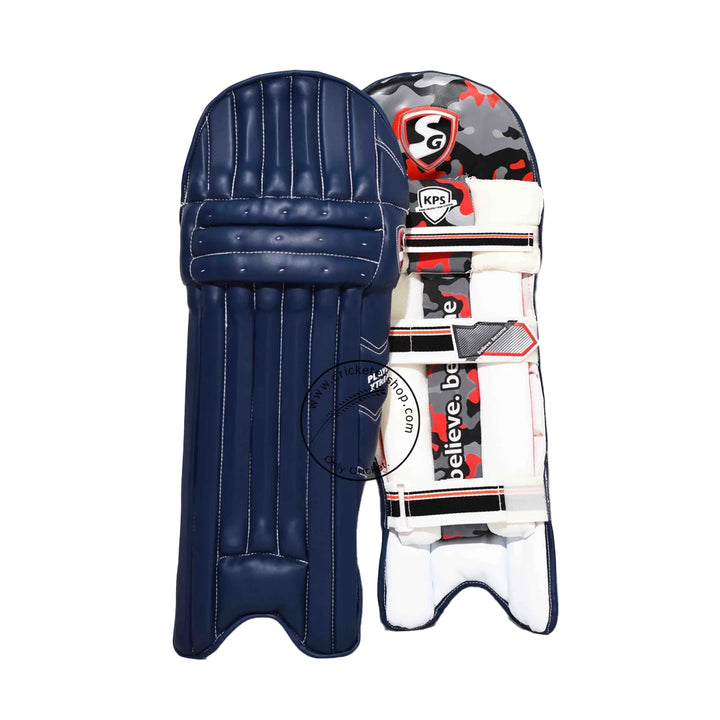 SG Players Xtreme Cricket Batting Leg Guard Pads Navy Blue Mens Size