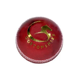 Gortonshire Match Cricket Ball Red (Alum Tanned)