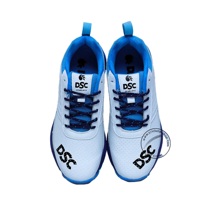 Dsc Jaffa 22 Navy White Cricket Rubber Shoes