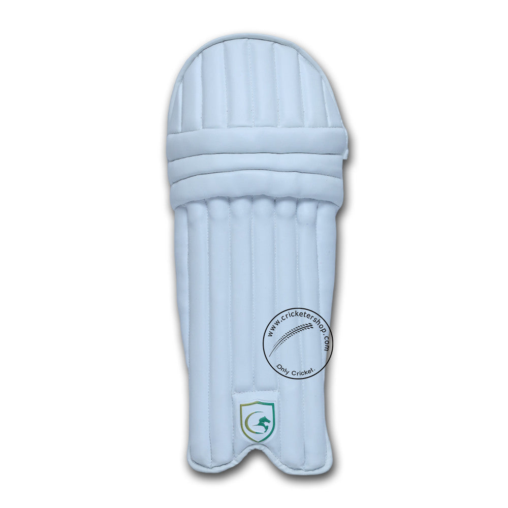 Gortonshire Star Kids Cricket Batting Leg Guards Size@Front View