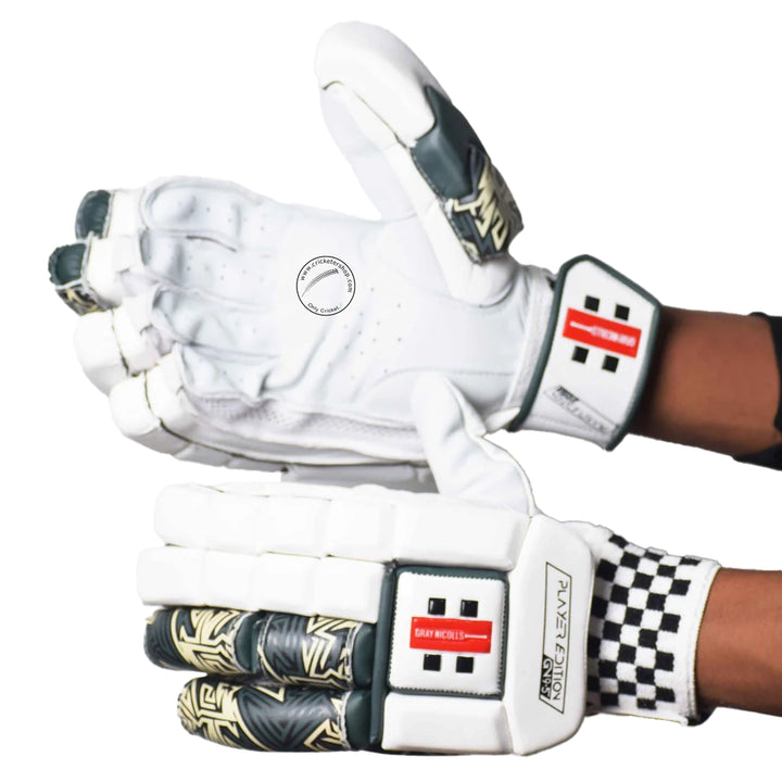 Gray Nicolls Players Edition GN 9.5 Cricket Batting Gloves Mens Size