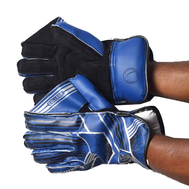 SS College Cricket Wicket Keeping Gloves Mens Size