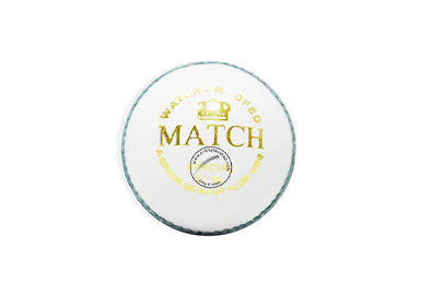 Gortonshire Match Cricket Ball White (Alum Tanned)