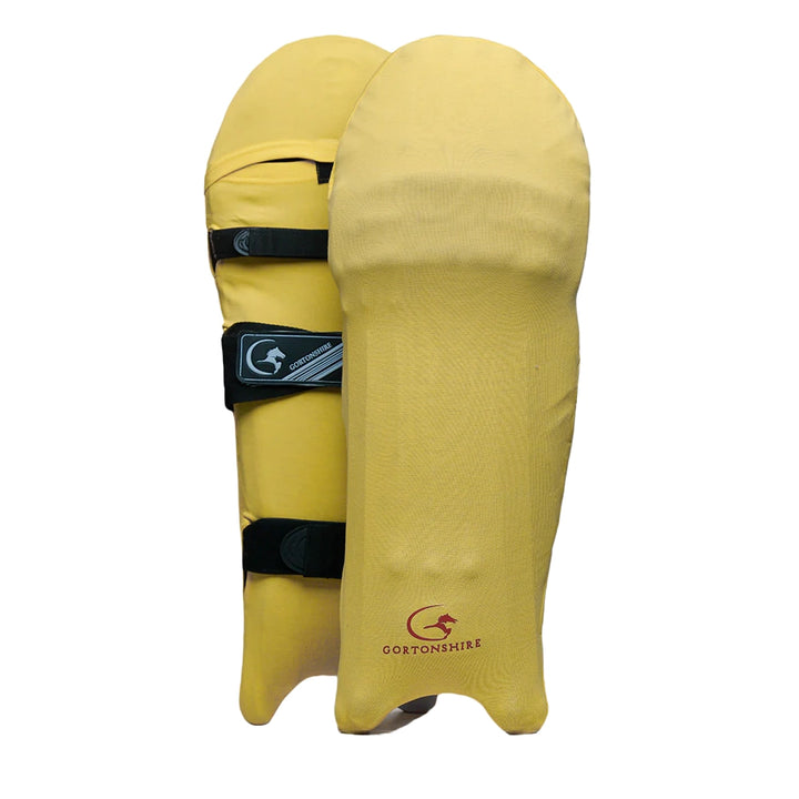 Gortonshire Cricket Pads Colored Skins Yellow