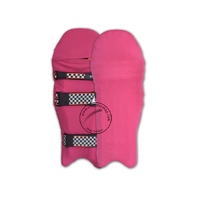 Gortonshire Cricket Pads Colored Skins Pink