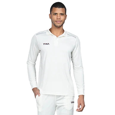 Tyka Prima Cricket T Shirt Full Sleeve Off White