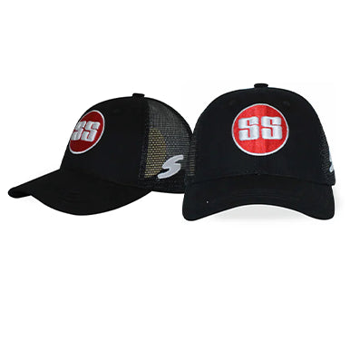 SS Super Cap Cotton With Mesh Black