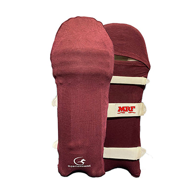 Gortonshire Cricket Pads Colored Skins Maroon