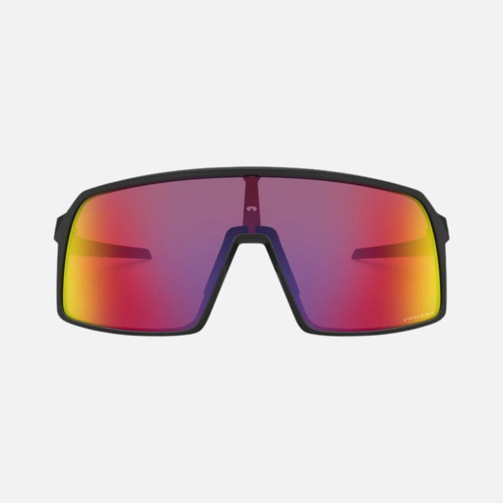 Oakley Sutro Matte Black Prizm Road Jade Cricket Sunglasses @ Front View