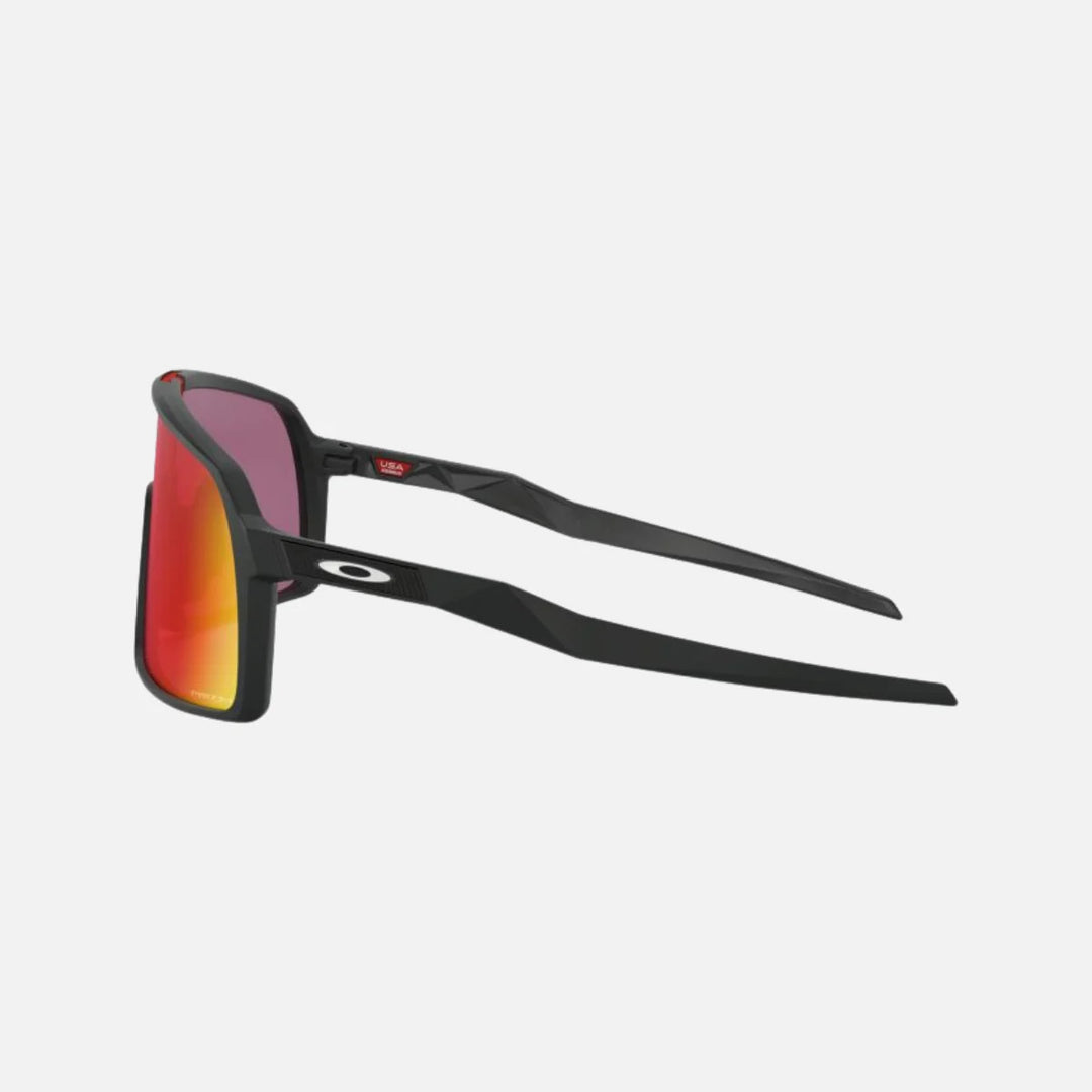 Oakley Sutro Matte Black Prizm Road Jade Cricket Sunglasses @ Side View