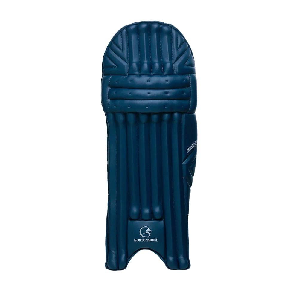 Gortonshire Armour Navy Blue Colored Cricket Batting Leg Guard Pads Mens Size