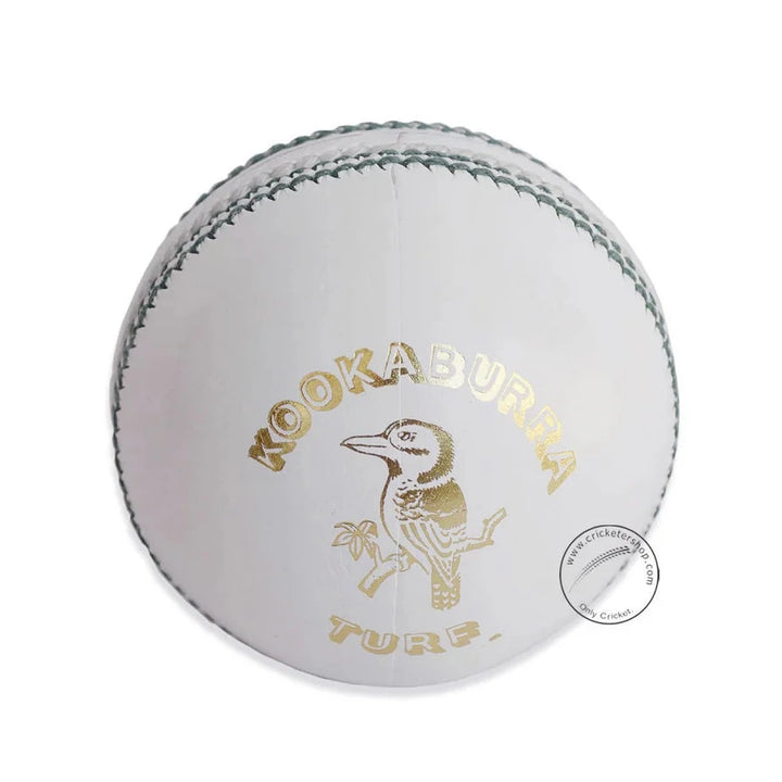 Kookaburra Turf White Official ODI and T20 Cricket Ball