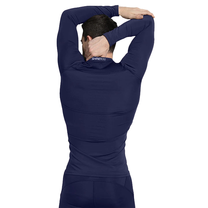 Shrey Intense Compression Long Sleeve Colour Navy Blue