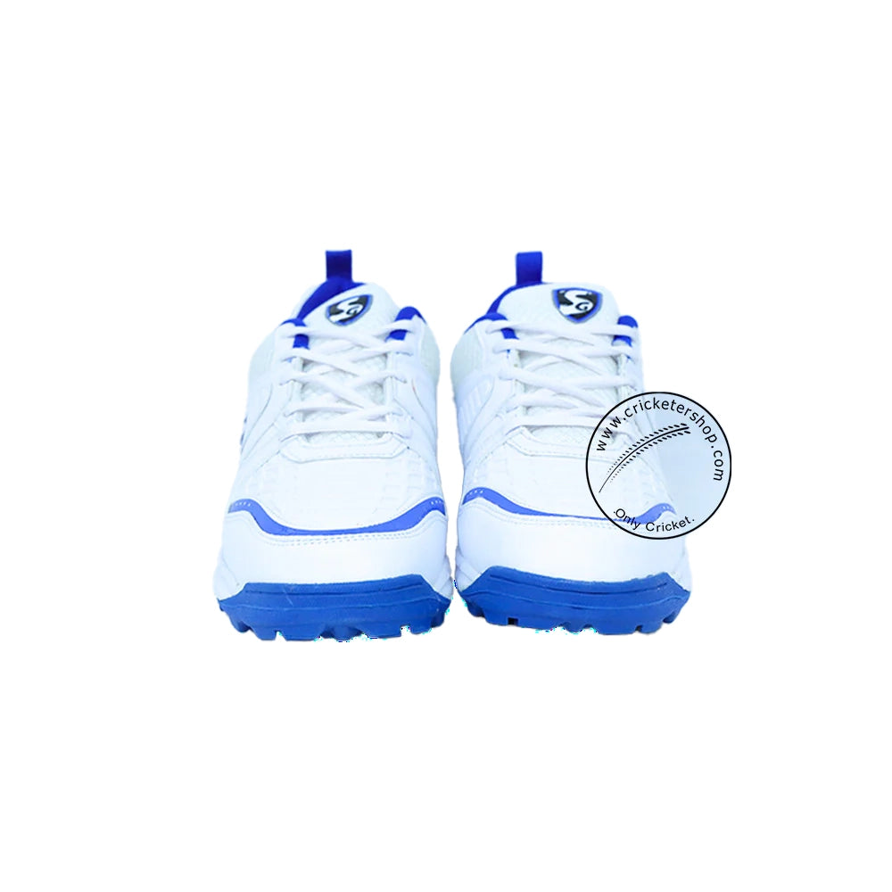 SG Steadler 6.0 Cricket Shoes White Royal Blue Size