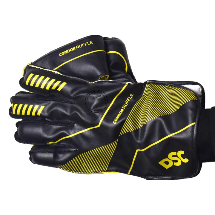 DSC Condor Ruffle Wicket Keeping Gloves Mens Size