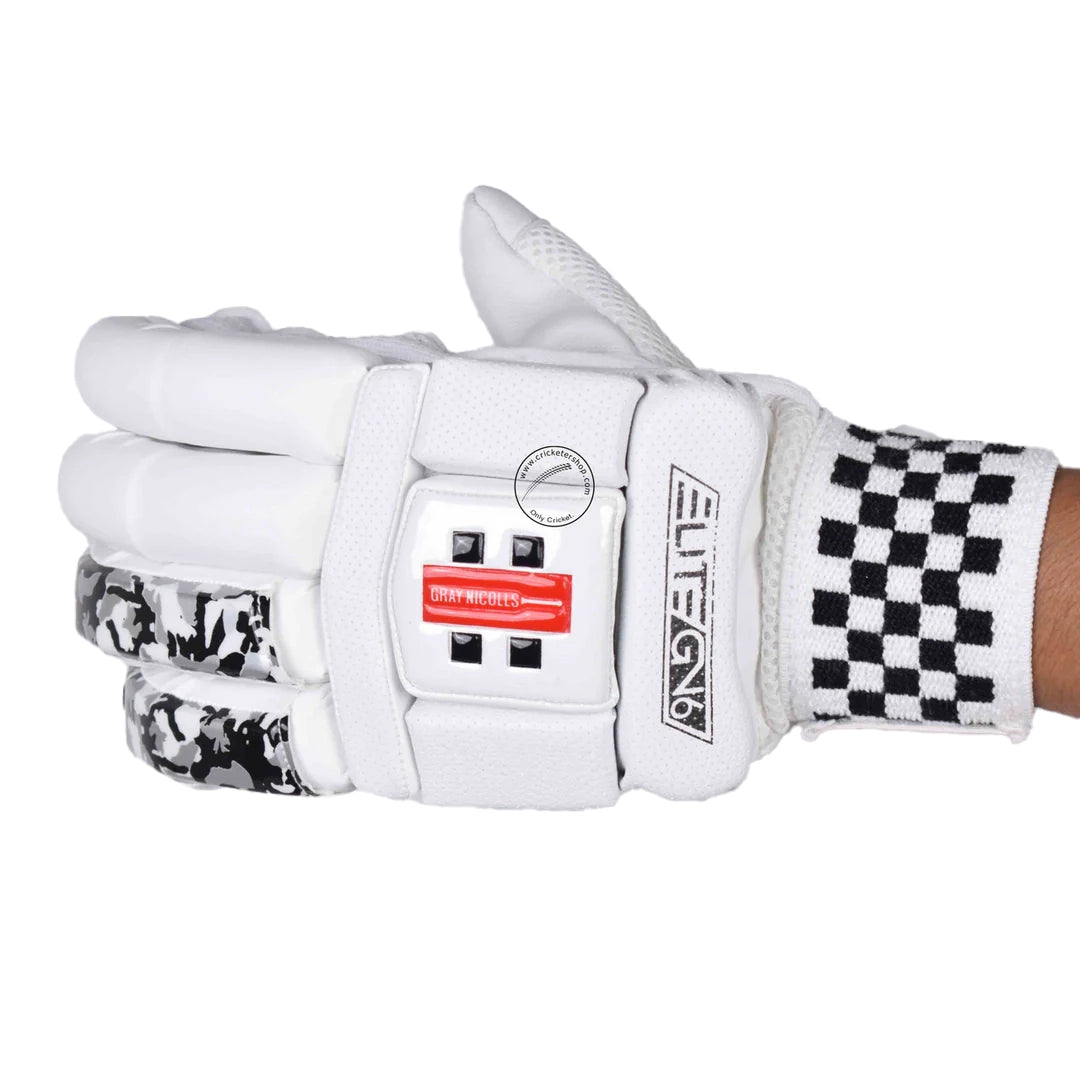 Gray Nicolls Elite GN6 Camo Cricket Batting Gloves Size