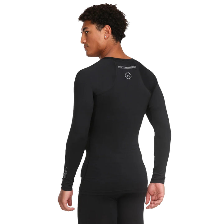 Tyka Pro Cricket Compression Top Long Sleeve Black