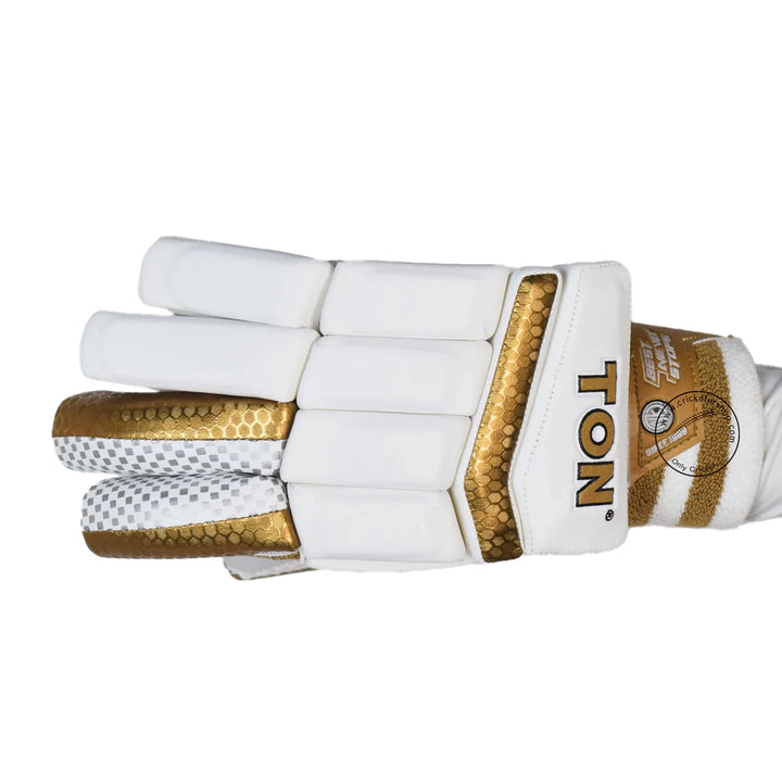 SS Ton Golden Gutsy Cricket Batting Gloves Mens Size