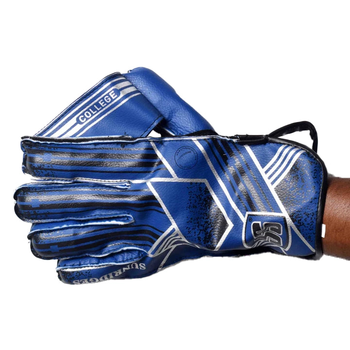 SS College Cricket Wicket Keeping Gloves Mens Size