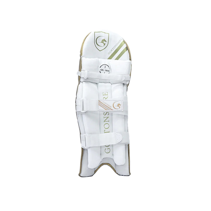 Gortonshire Armour Gold Colored Cricket Batting Leg Guard Pads Mens Size