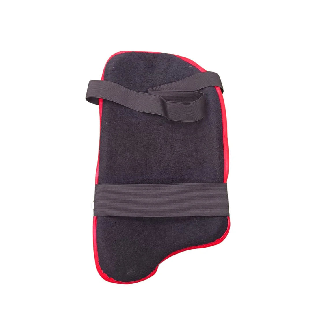 SG Super Test Black Cricket Batting Thigh Pad@front view2