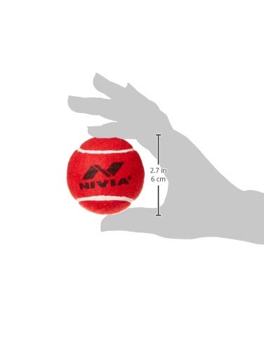 Nivia CT 3812 Cricket Hard Tennis Ball