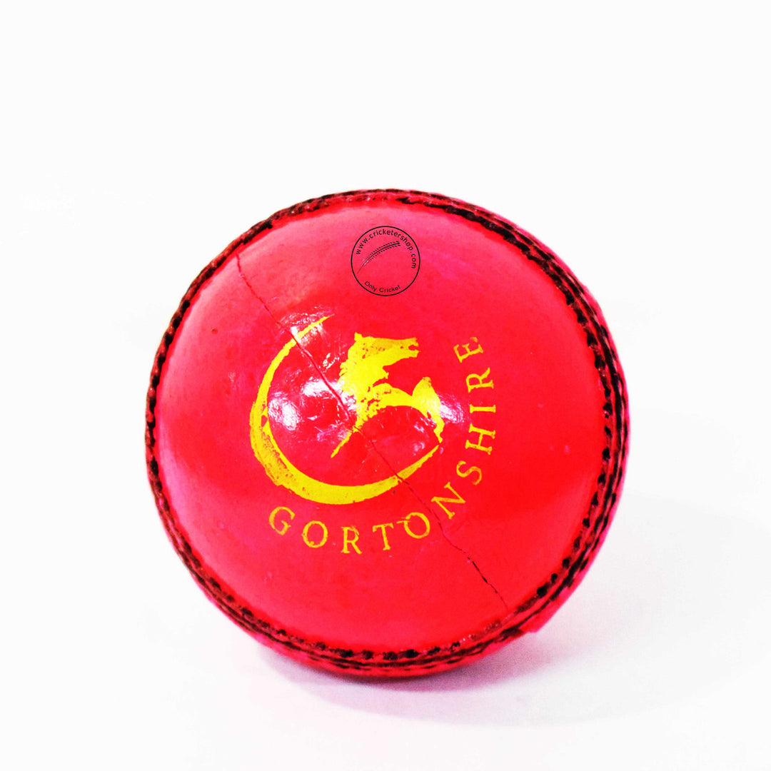 Gortonshire Wonder Cricket Ball Pink youth @Front View