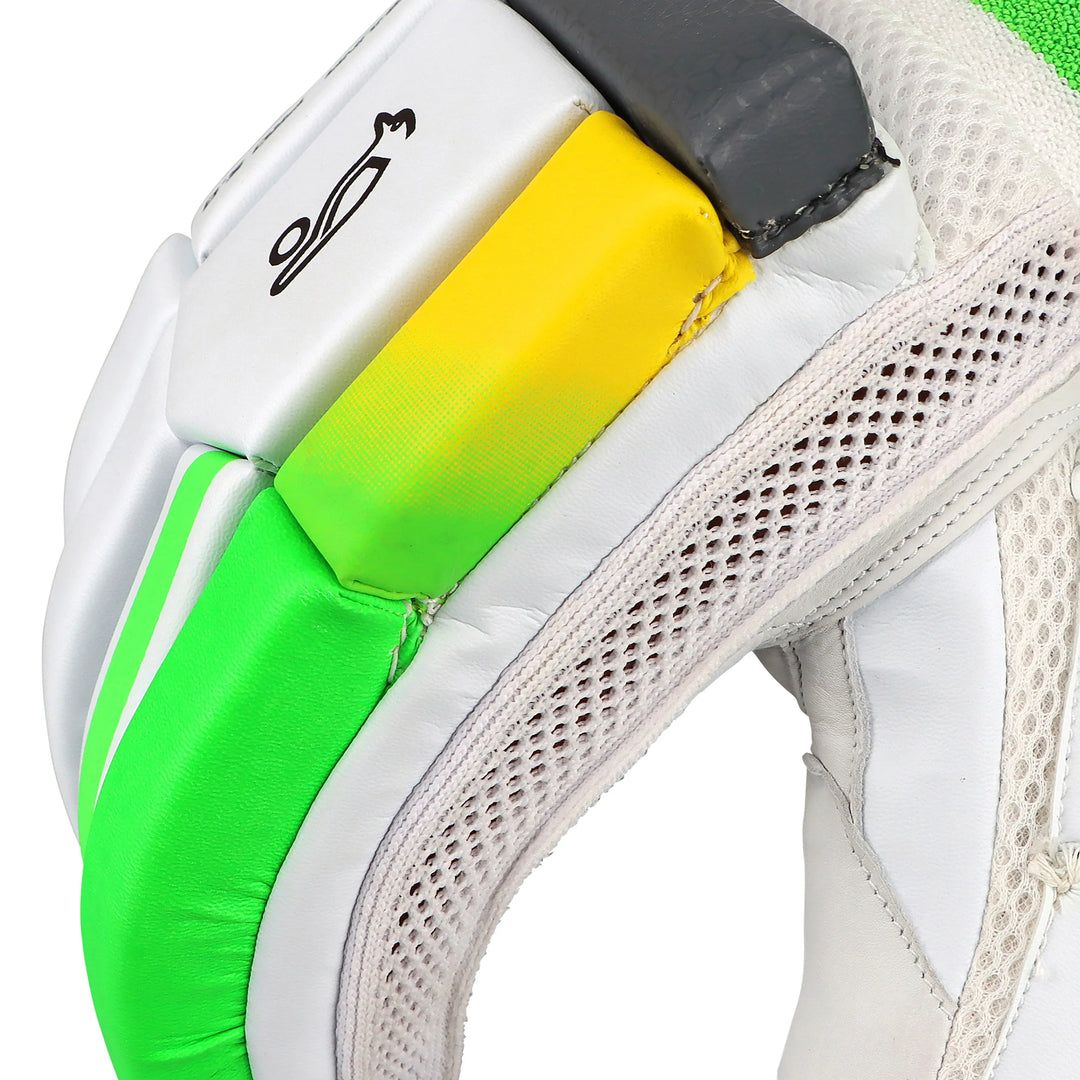 Kookaburra Kahuna Pro 5.0 Cricket Batting Gloves Junior Size@front view5