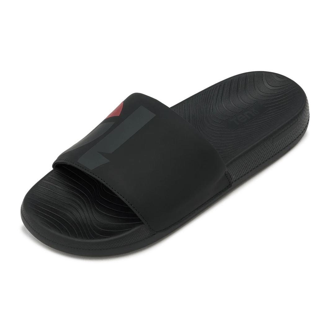Tenxu Slides Reset Cricket Black Gray Size@front view5