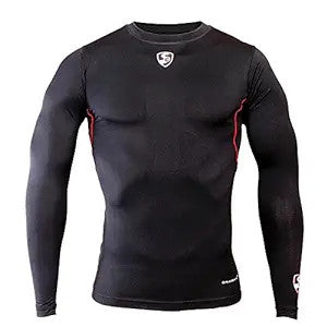 SG Icon Cricket Skin Fit Base Layer Black size @ Front View