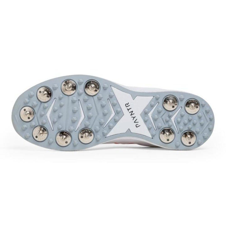 PAYNTR X Spikes Cricket Shoes All White