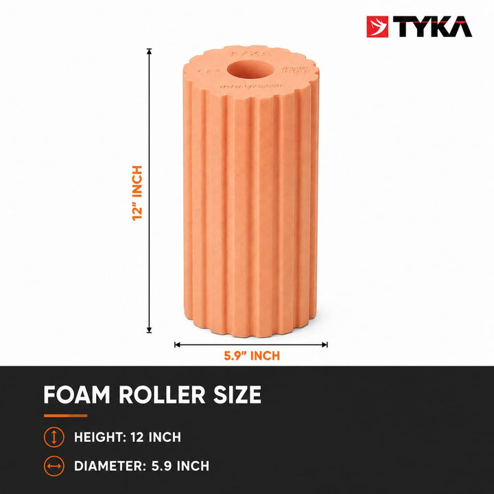 51WPITyka Groove Massage Roller Medium @ Orange 5