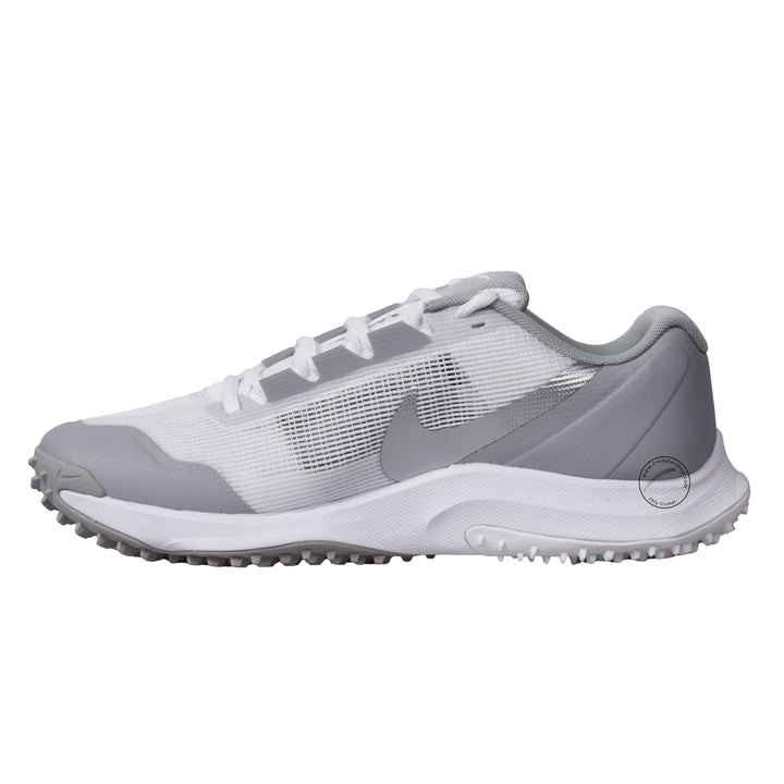 Nike Vapor Drive 2 Rubber Cricket Shoes White and Silver