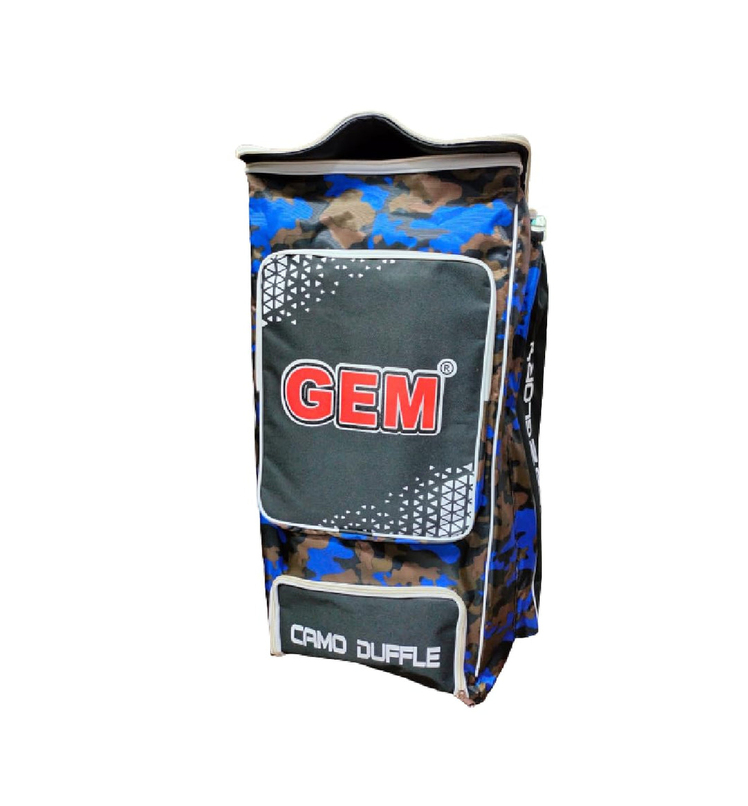 GEM Camo Duffle Cricket Kit Bag Blue