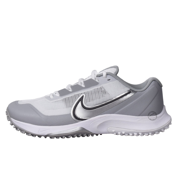 Nike Vapor Drive 2 Rubber Cricket Shoes White and Silver