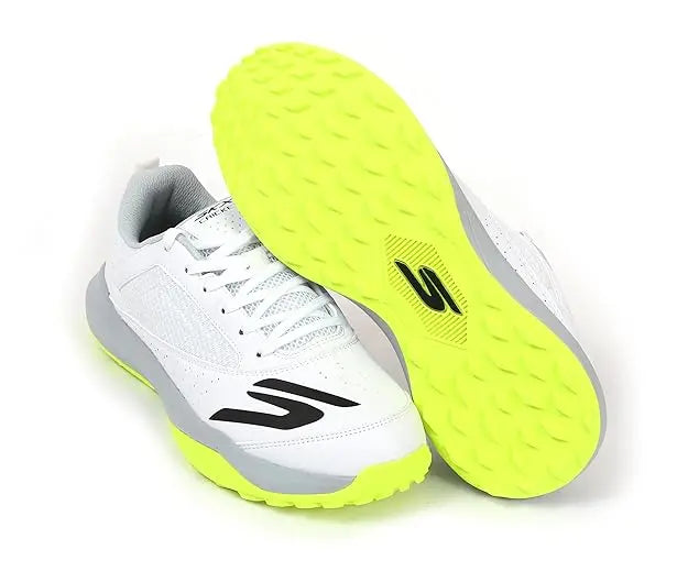 Skechers 214205ID WLM Cricket Shoes White Lime Size