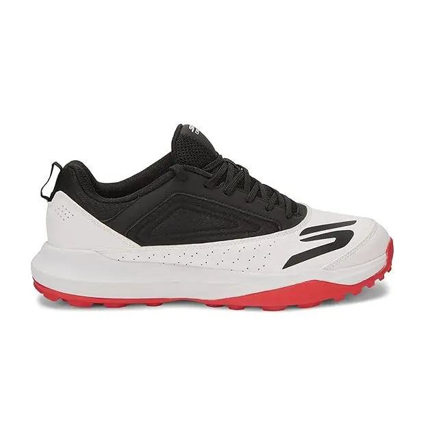 Skechers 214205ID WBRD Cricket White Black Red Shoes Size