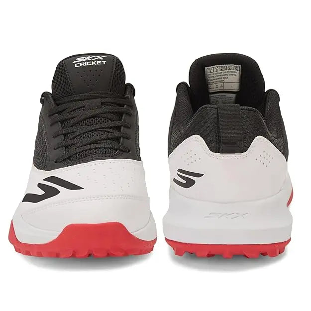Skechers 214205ID WBRD Cricket White Black Red Shoes Size