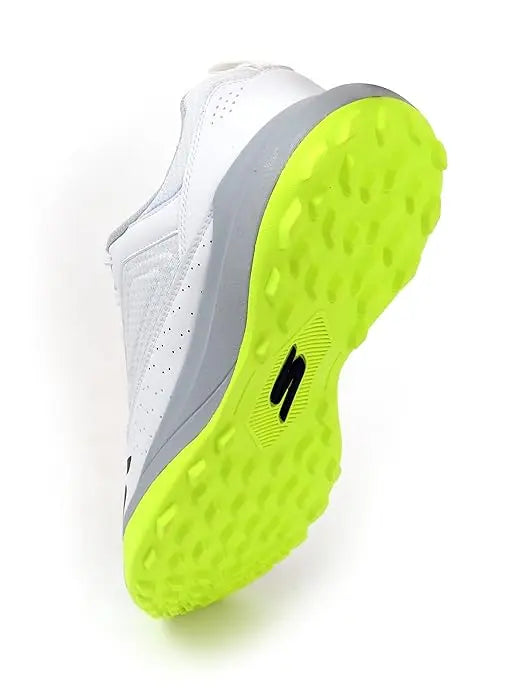 Skechers 214205ID WLM Cricket Shoes White Lime Size