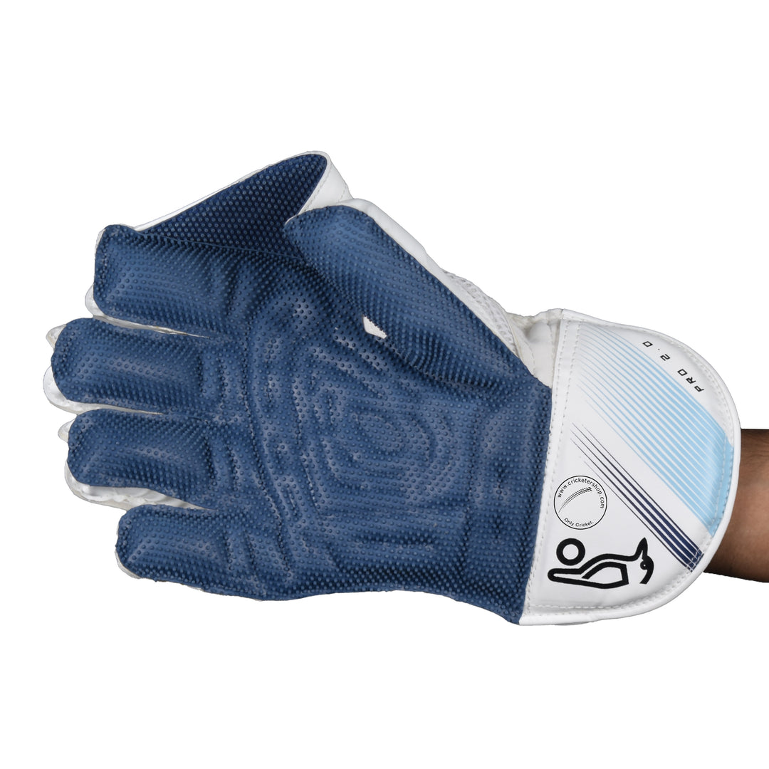 Kookaburra Pro 2.0 Wicket Keeping Gloves Colour Blue